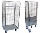 Foldable/Nestable Roller Containers (Galvanized)